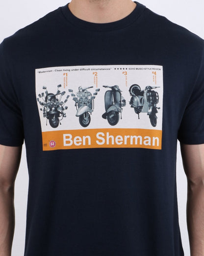Ben Sherman Renton T-shirt Navy