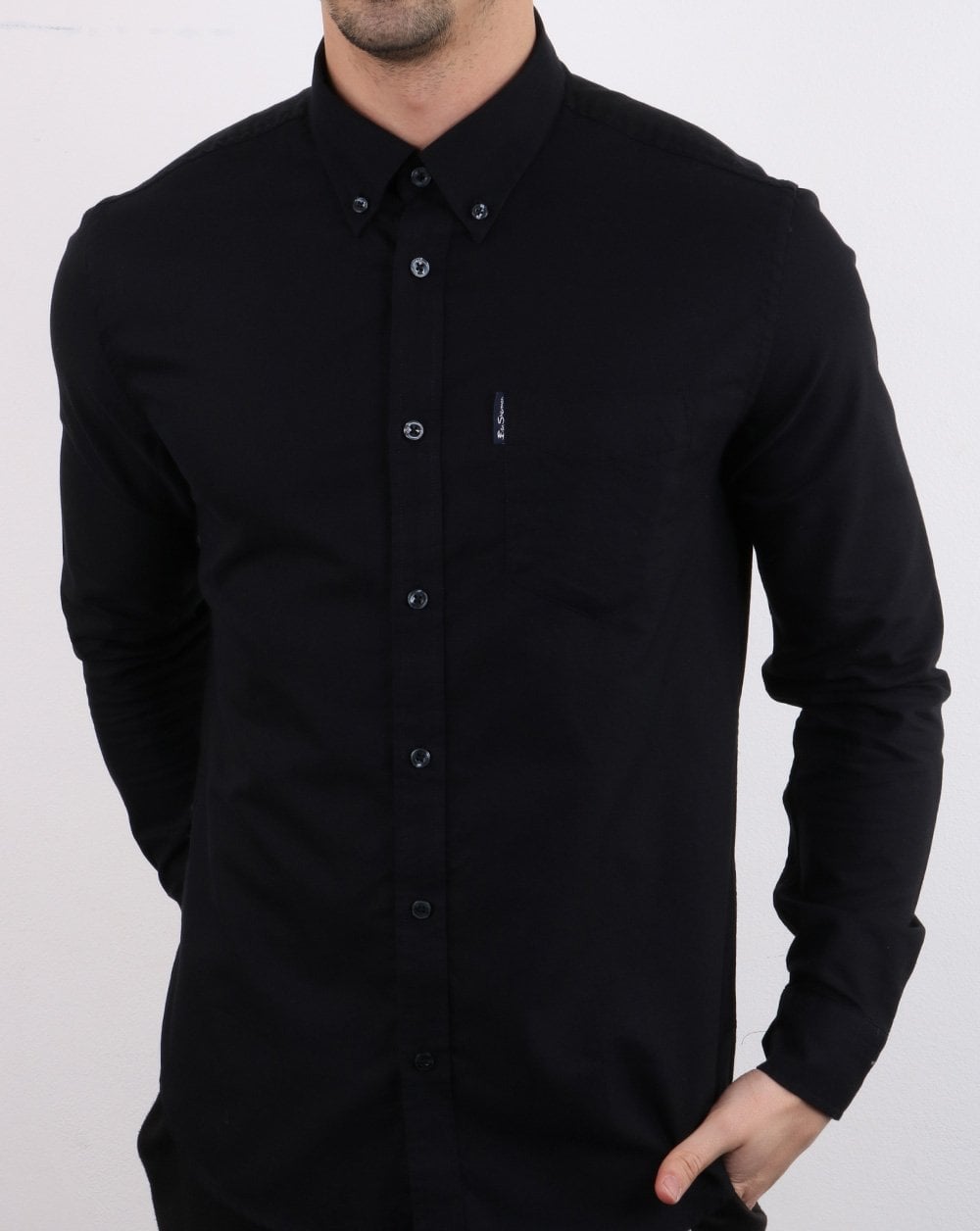 Ben Sherman Oxford Shirt Black