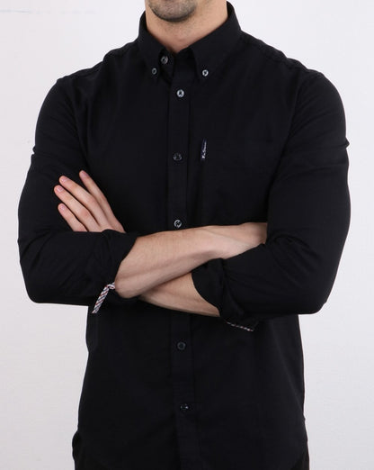 Ben Sherman Oxford Shirt Black