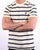 Lyle And Scott Wide Double Stripe T-shirt Buttercream