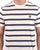Lyle And Scott Wide Double Stripe T-shirt Buttercream