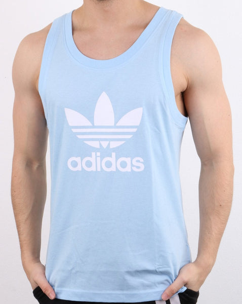 Adidas Originals Trefoil Tank Vest Sky Blue