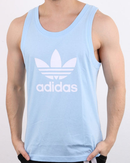 Adidas Originals Trefoil Tank Vest Sky Blue