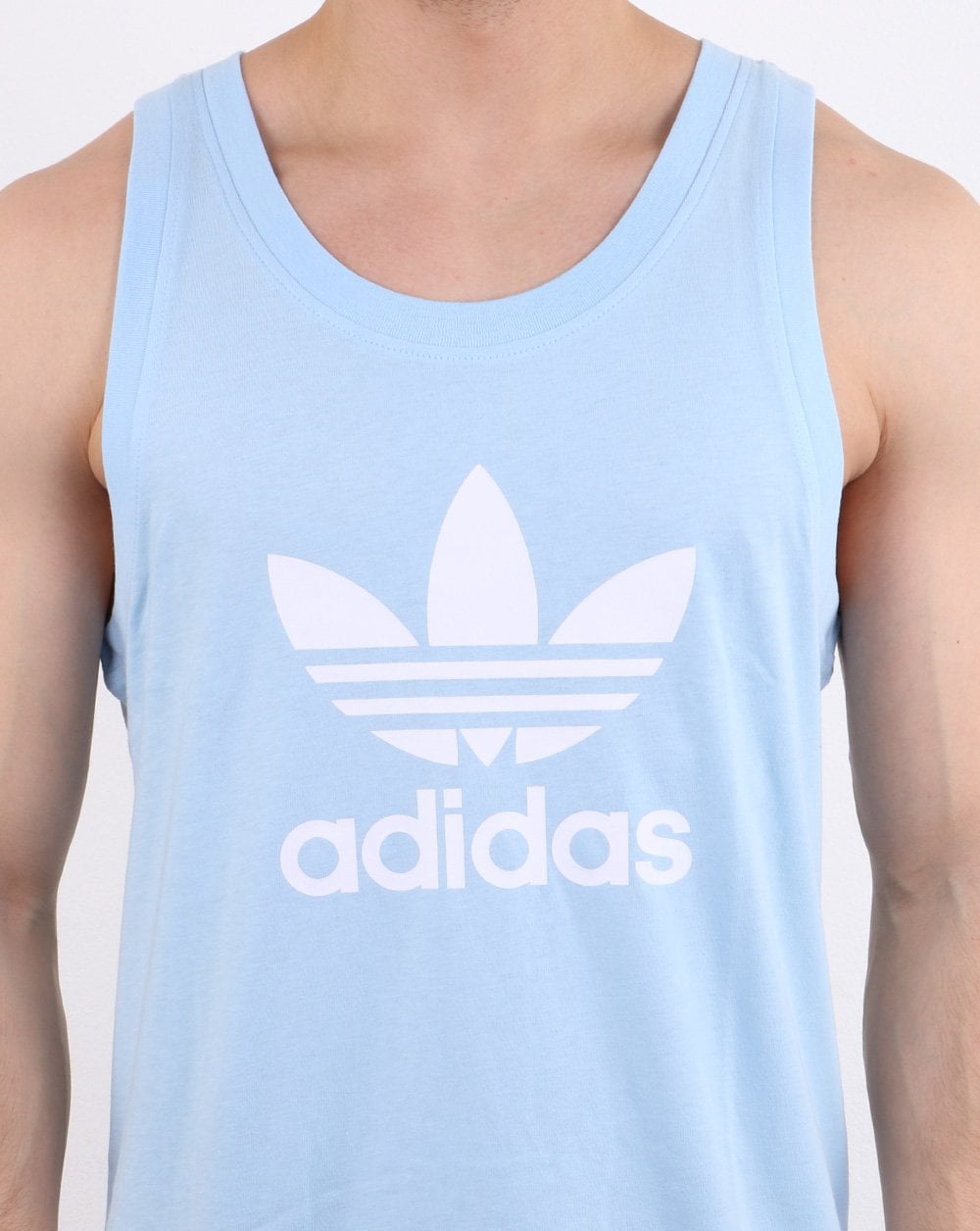 Adidas Originals Trefoil Tank Vest Sky Blue