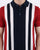 Ben Sherman Mod Stripe Knit Polo Shirt Red