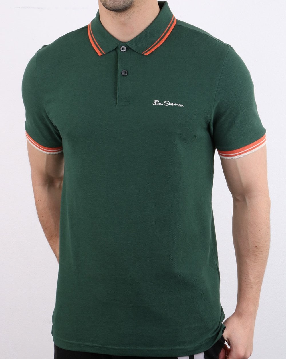 Ben Sherman Polo Shirt Trekking Green