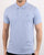 Gant Contrast Collar Polo Shirt Ice Blue
