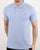 Gant Contrast Collar Polo Shirt Ice Blue