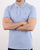 Gant Contrast Collar Polo Shirt Ice Blue