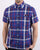 Trojan Madras Check Shirt Blue