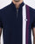 Pretty Green Retro Qtr Zip Top Navy