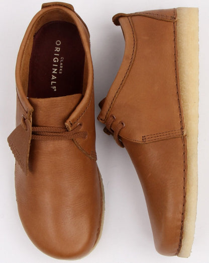 Clarks Originals Ashton Leather Shoes Cola