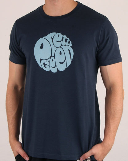 Pretty Green Logo T-shirt Navy