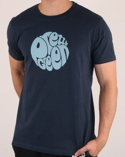 Pretty Green Logo T-shirt Navy