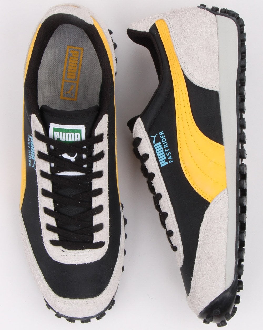 Puma Fast Rider Fury Trainer Grey/Black/Yellow