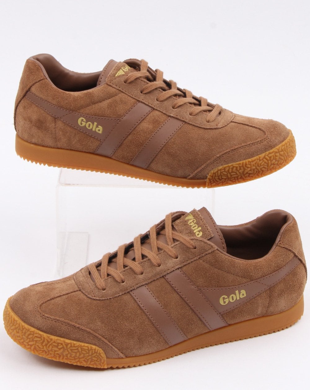 Gola Harrier Suede Trainer Tobacco