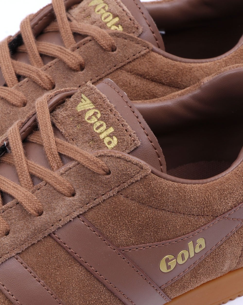 Gola Harrier Suede Trainer Tobacco