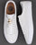 Pretty Green Leather Trainer White