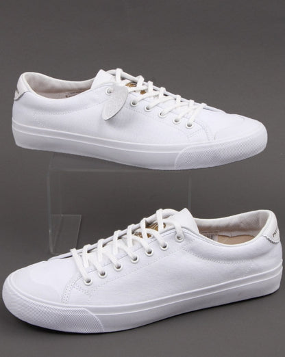 Pretty Green Canvas Trainer White