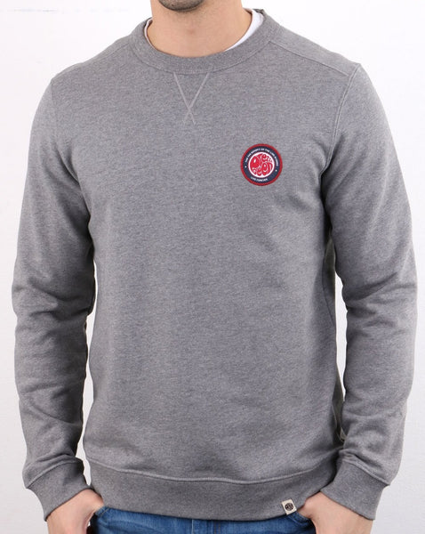 Pretty Green Likeminded Sweatshirt Grey