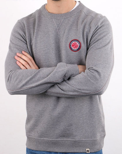 Pretty Green Likeminded Sweatshirt Grey