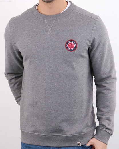 Pretty Green Likeminded Sweatshirt Grey