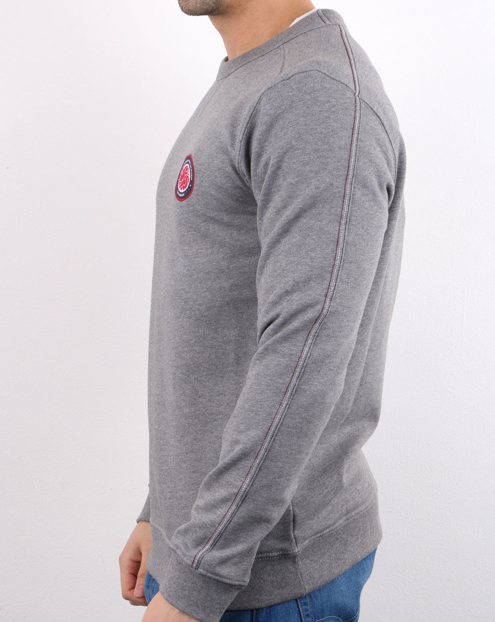 Pretty Green Likeminded Sweatshirt Grey