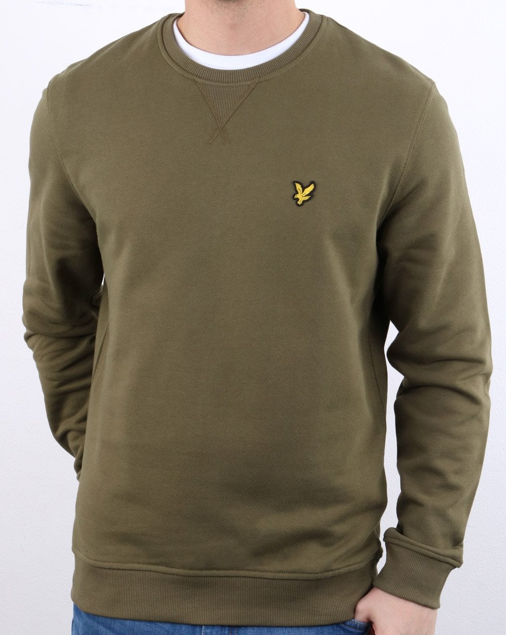Lyle And Scott Crew Neck Sweatshirt Khaki
