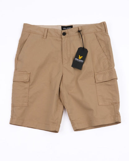 Lyle And Scott Combat Cargo Shorts Stone