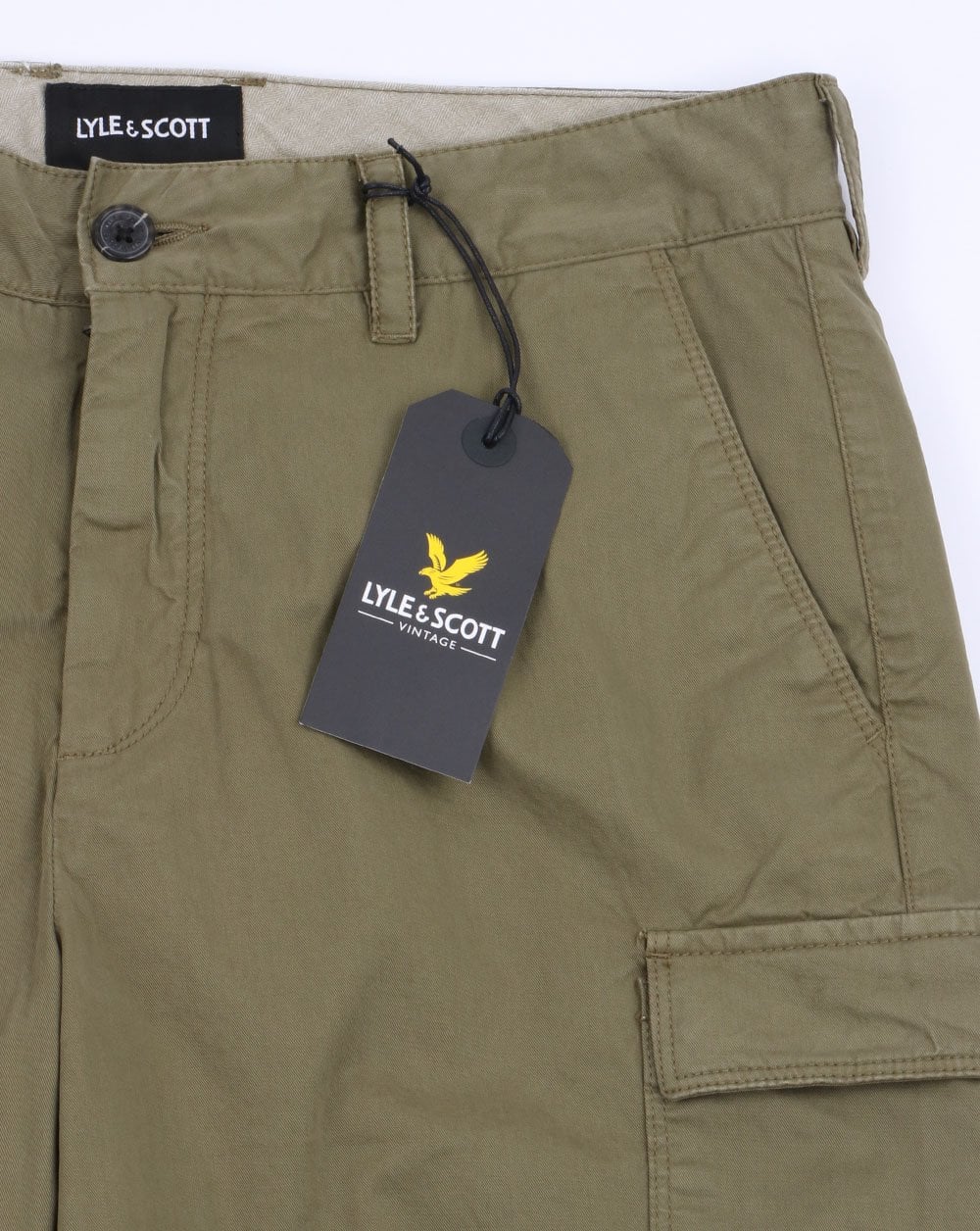 Lyle And Scott Combat Cargo Shorts Khaki