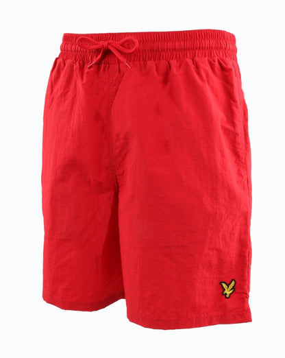 Lyle And Scott Logo Swim Short Red