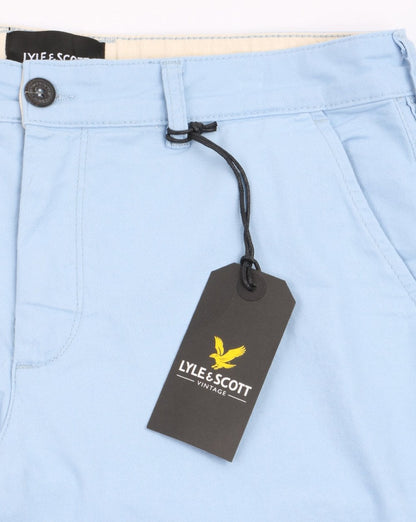 Lyle And Scott Chino Shorts Pool Blue