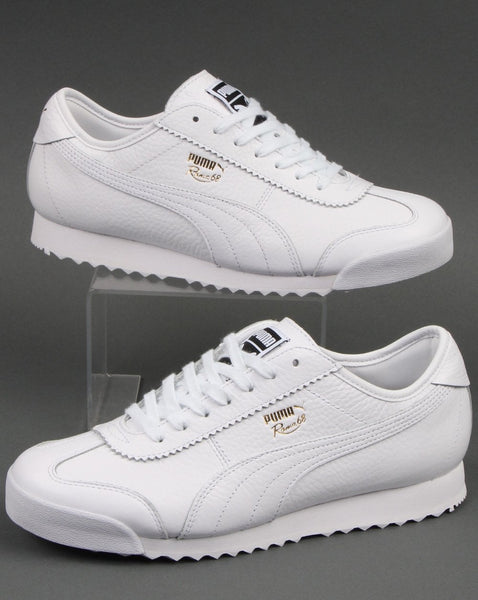 Puma Roma 68 Vintage Leather Trainer White