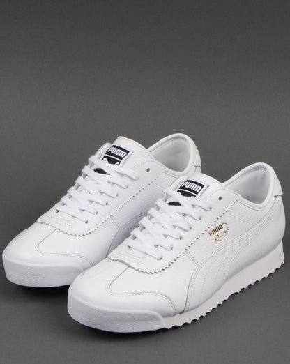 Puma Roma 68 Vintage Leather Trainer White