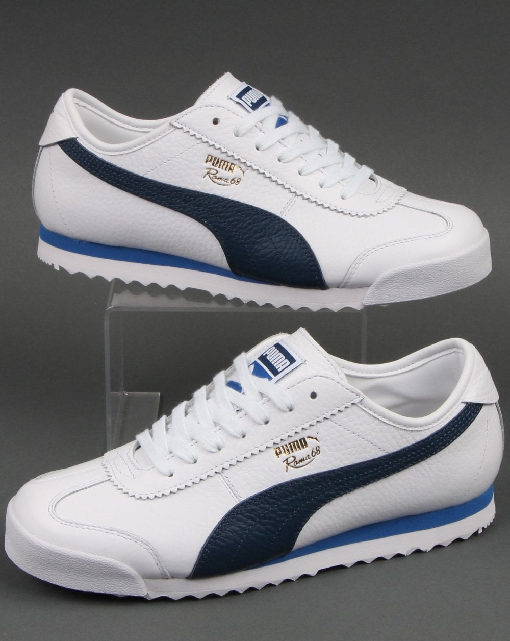 Puma Roma 68 Vintage Trainer White/Dark Denim