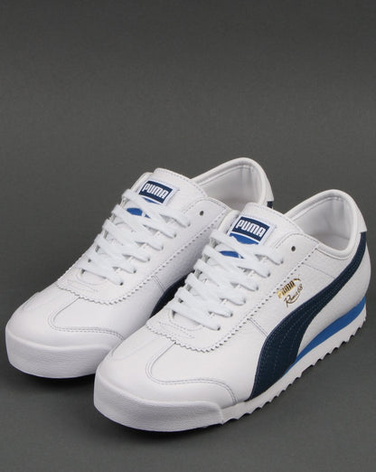 Puma Roma 68 Vintage Trainer White/Dark Denim