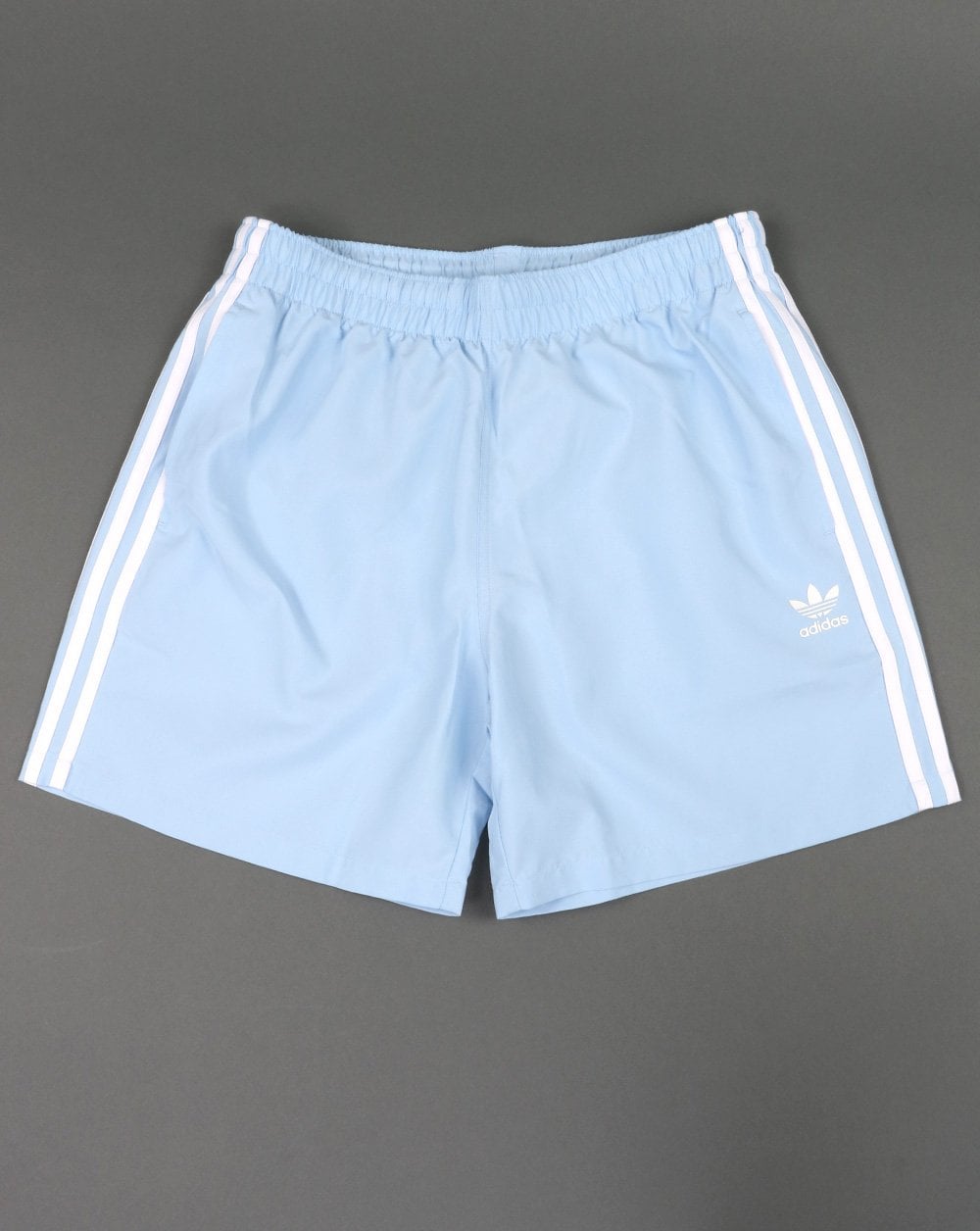 Adidas Originals Retro Sports Swim Shorts Clear Sky