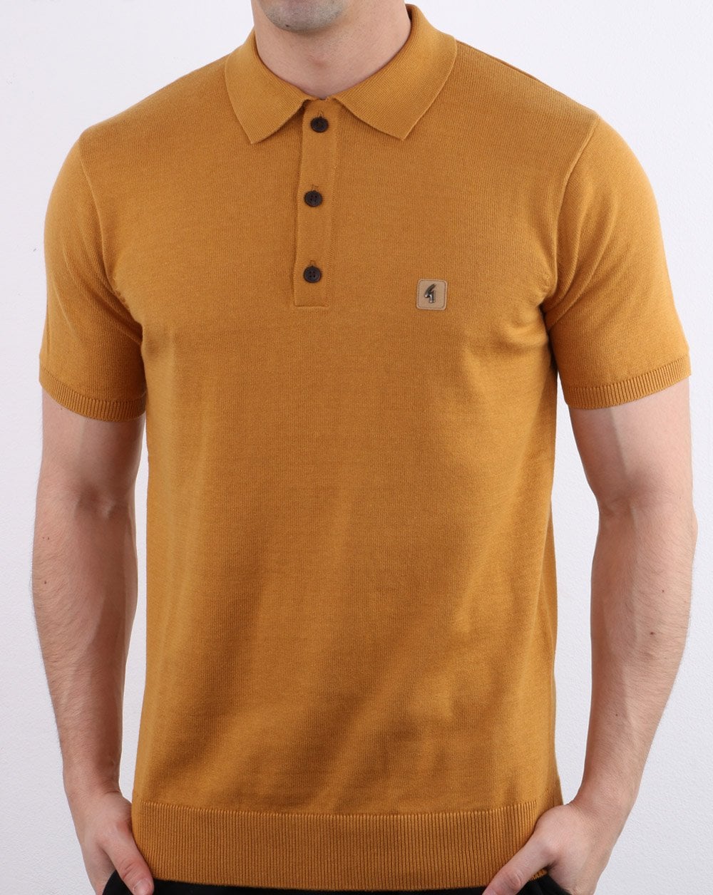 Gabicci Vintage Jackson Polo Shirt Hay