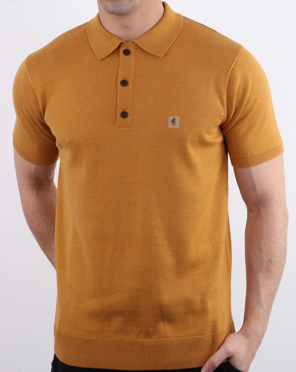 Gabicci Vintage Jackson Polo Shirt Hay