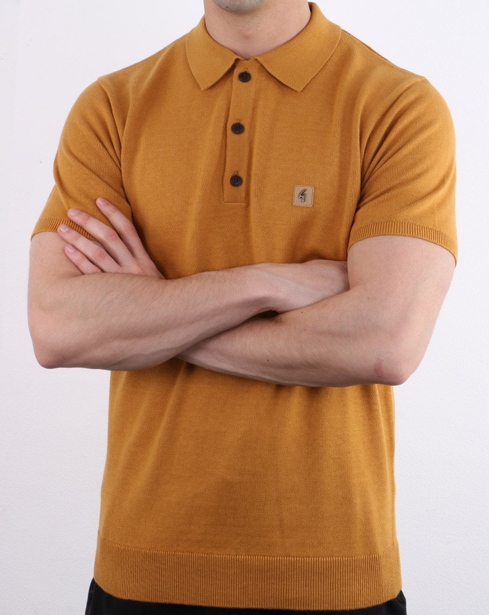 Gabicci Vintage Jackson Polo Shirt Hay