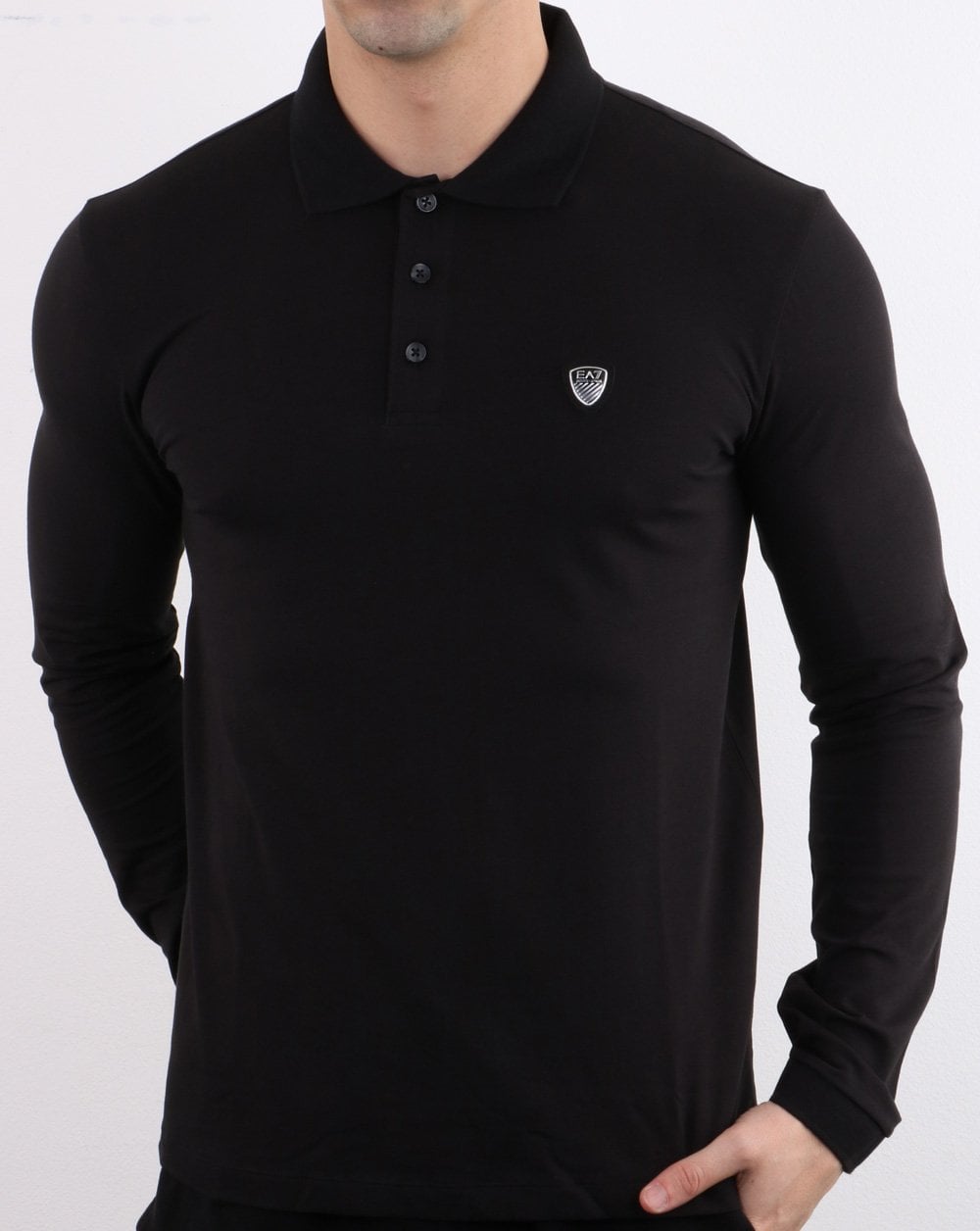 Emporio Armani EA7 Polo Shirt Black