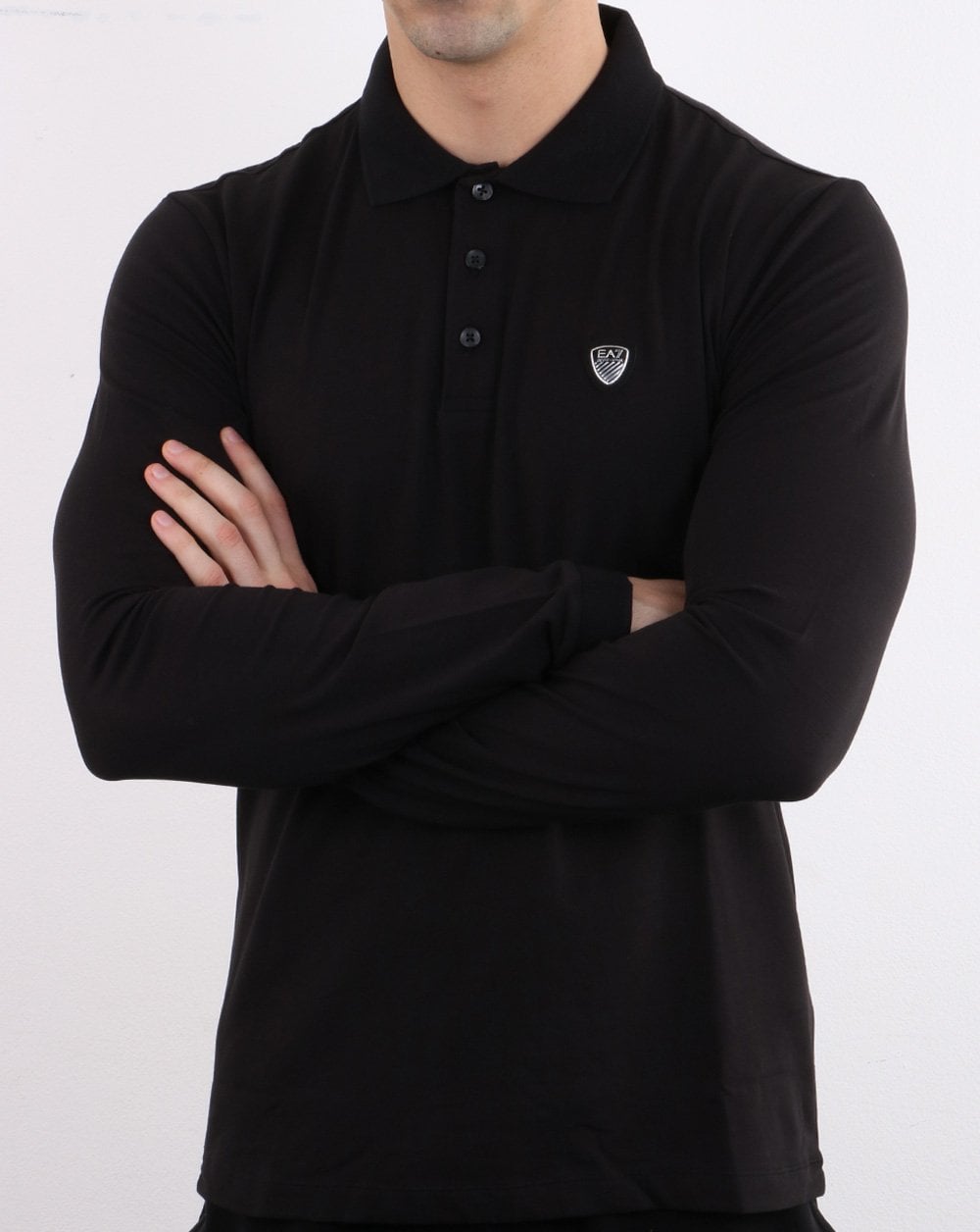 Emporio Armani EA7 Polo Shirt Black