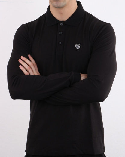 Emporio Armani EA7 Polo Shirt Black