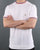 Gabicci Vintage knitted retro T-Shirt White