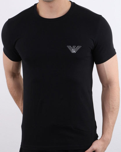 Emporio Armani Organic Cotton Loungewear T-shirt Black