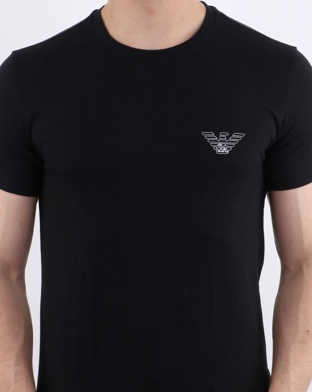 Emporio Armani Organic Cotton Loungewear T-shirt Black