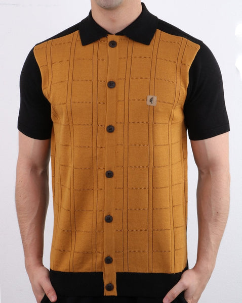 Gabicci Vintage Morgan Polo Shirt Black