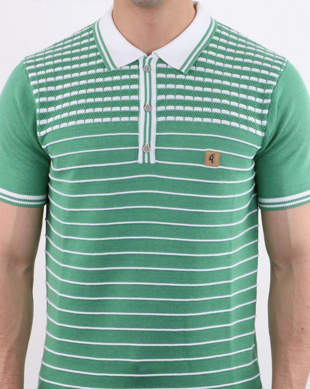 Gabicci Vintage Canyon Polo Shirt Green