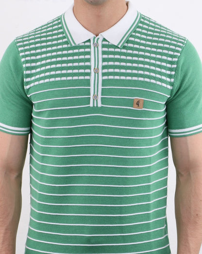 Gabicci Vintage Canyon Polo Shirt Green