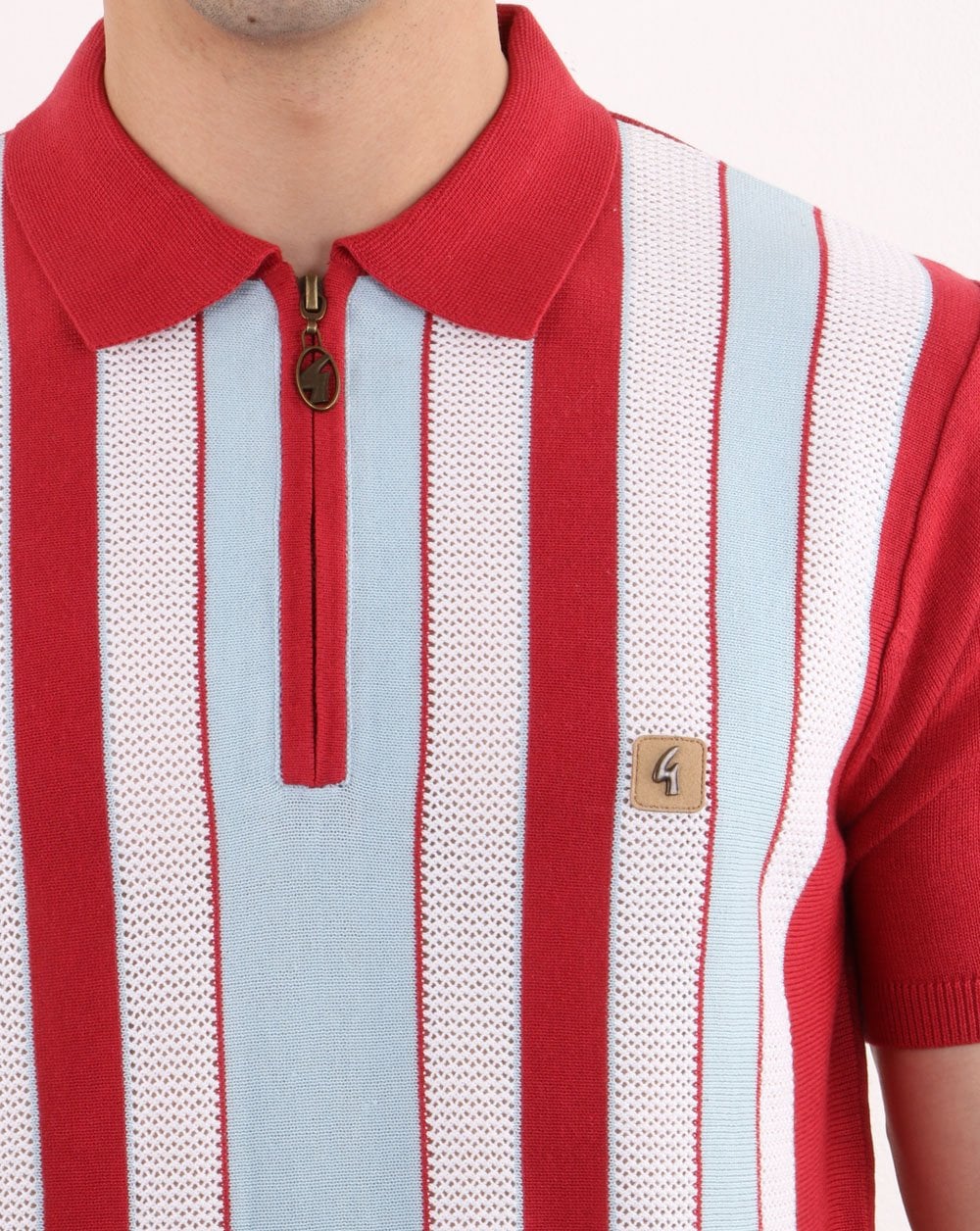Gabicci Vintage Colt Polo Shirt Red